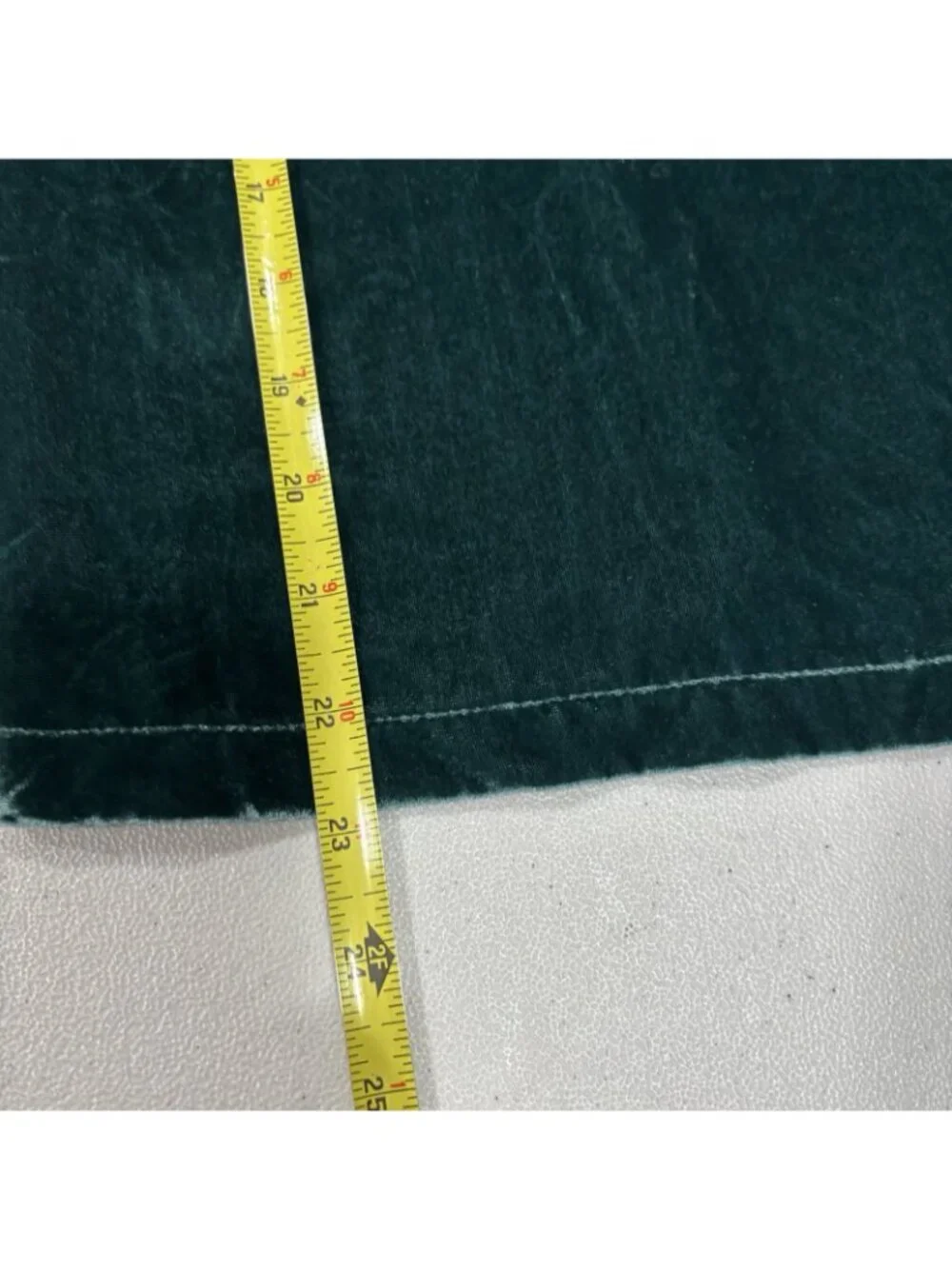 Loft Velvet Sweetheart Neck Puff Sleeve Green Blouse Women Small